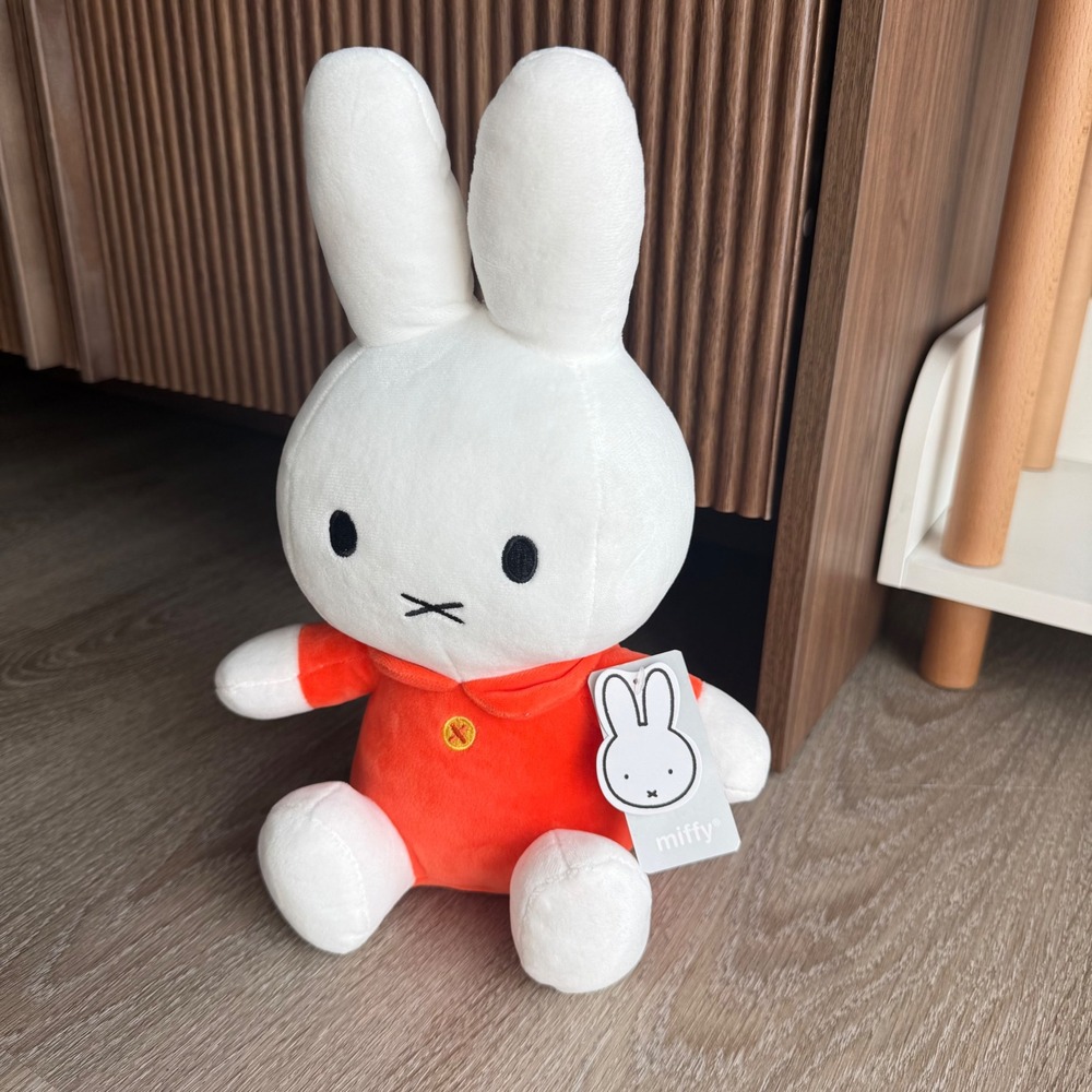 Miffy Bunny Plush Stuffed Animal Kids Preferred Orange Dress 11.5 inch 54136 NEW